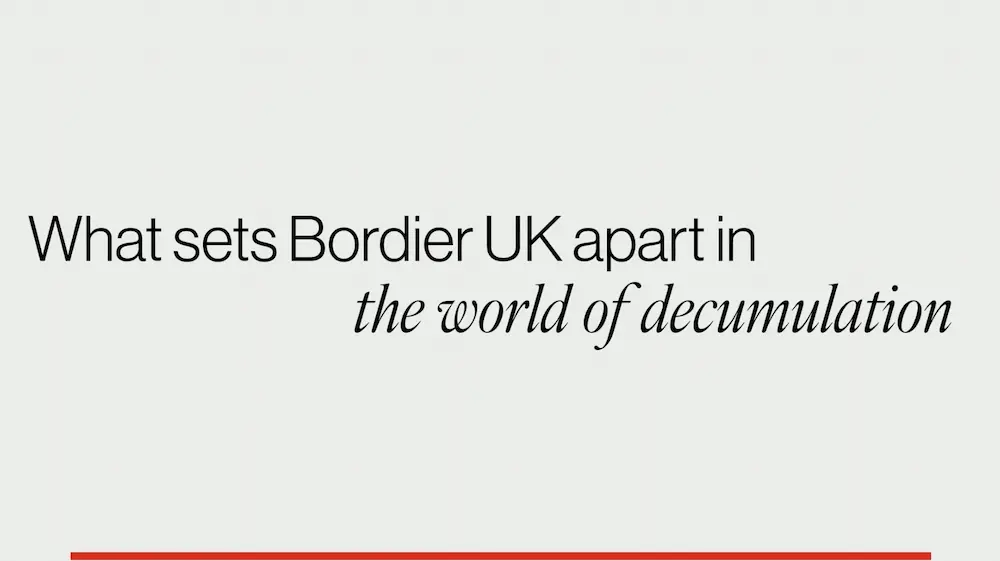 awordof decumulation