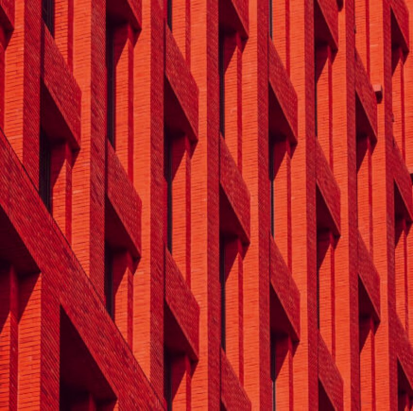 Exterior facade of a building